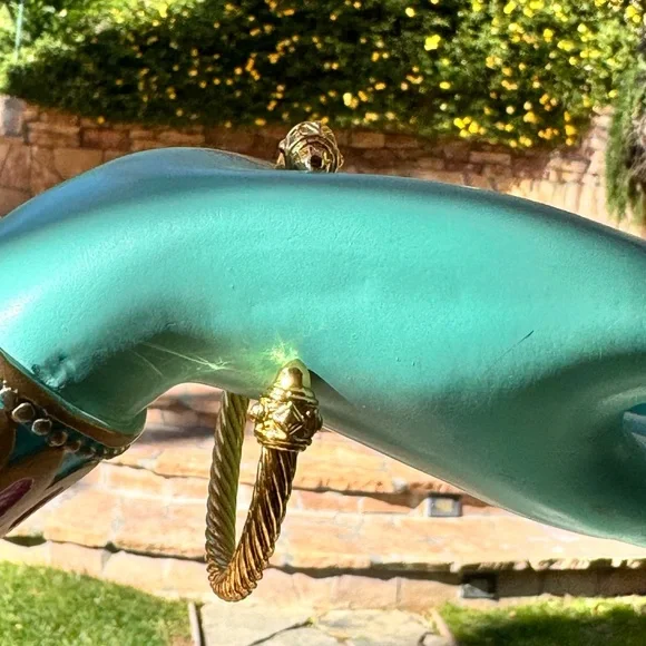 Authentic David Yurman Gold-Tone Cable Bracelet/Open Cuff - Picture 11 of 15